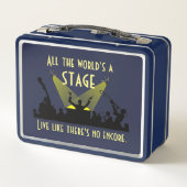 Lunch Box Citation inspirante Toute la scène du monde (Dos)