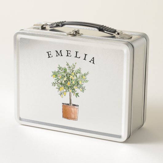 Lunch Box Citronnier Personnalisé (Devant)