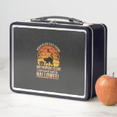 Lunch Box Citrouille Chat Noir Halloween Design Vectoriel (En situation)