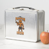 Lunch Box Citrouille Fer Vintage Bodybuilder Halloween Desig (En situation)
