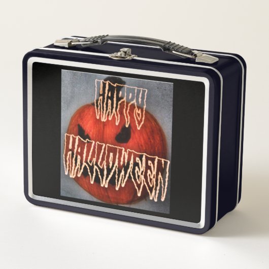 Lunch Box Citrouille Grin (Devant)