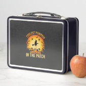 Lunch Box Citrouille la plus cool d'Halloween dans le patch (En situation)