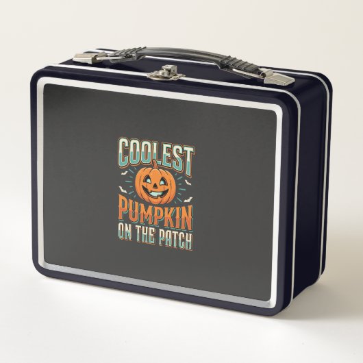 Lunch Box Citrouille la plus cool du patch Design Halloween_ (Devant)