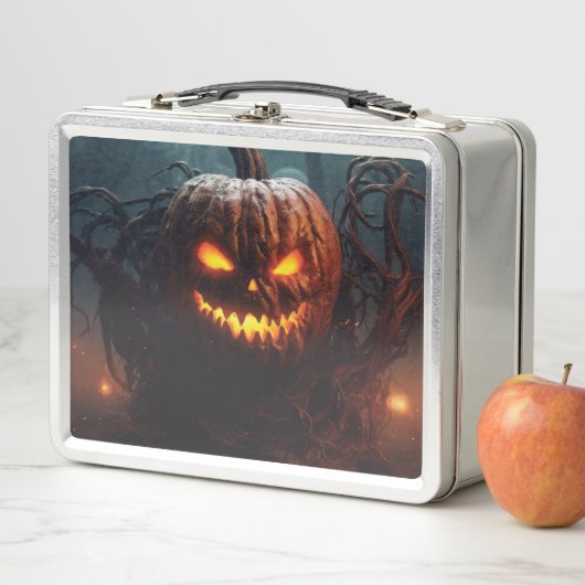 Lunch Box Citrouille mal (En situation)