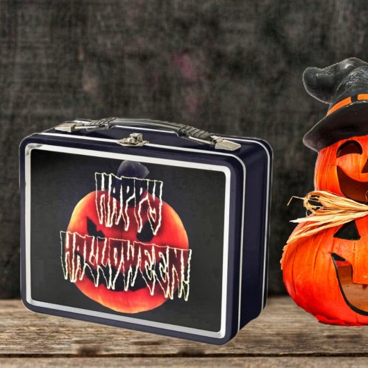 Lunch Box Citrouille Scare-Wht