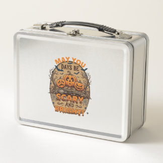 Lunch Box Citrouilles effrayantes et lumineuses d'Halloween