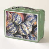 Lunch Box Citrouilles rayées rustiques (Dos)