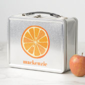 Lunch Box Citrus Orange Fun Personnalisé (En situation)