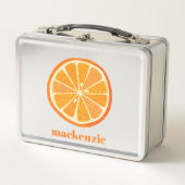 Lunch Box Citrus Orange Fun Personnalisé (Devant)