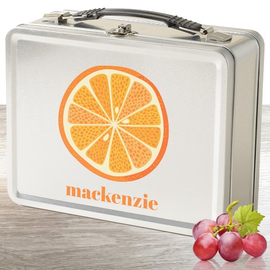 Lunch Box Citrus Orange Fun Personnalisé