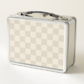 Lunch Box Clair Brown et blanc cassé (Dos)