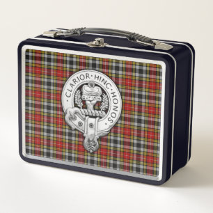 Lunch Box Clan Buchanan Crest & Old Dress Tartan