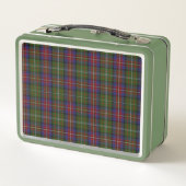 Lunch Box Clan Classique Hargis Tartan Plaid Custom Metal Lu (Dos)