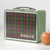 Lunch Box Clan Classique Hargis Tartan Plaid Custom Metal Lu (En situation)
