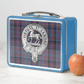 Lunch Box Clan Cochrane Crest & Azure Tartan (En situation)