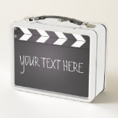 Lunch Box Classeur de réalisateur personnalisé Votre texte (Dos)