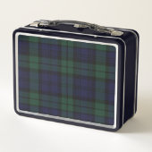 Lunch Box Classic Black Watch Tartan Plaid Custom (Dos)