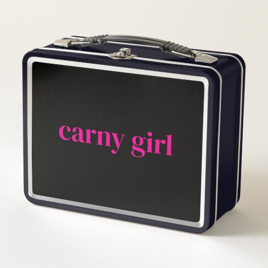 Lunch Box Classic Carny Girl Logo (Devant)