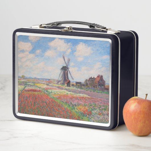 Lunch Box Claude Monet - Champ de Tulipes en Hollande (En situation)