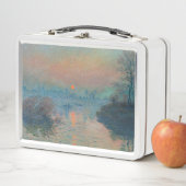 Lunch Box Claude Monet - Coucher de soleil sur la Seine à La (En situation)