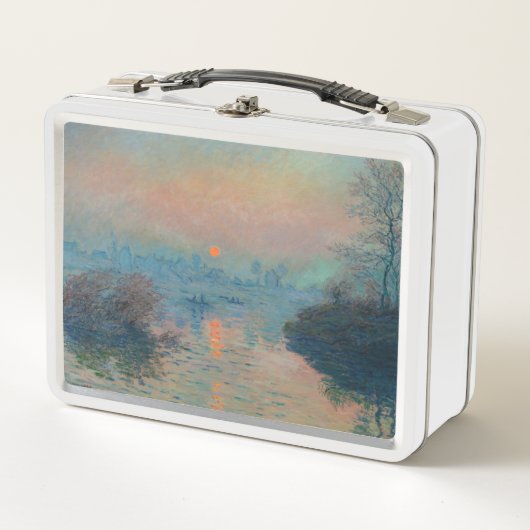 Lunch Box Claude Monet - Coucher de soleil sur la Seine à La (Devant)