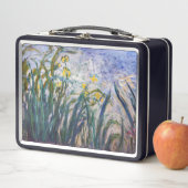 Lunch Box Claude Monet - Iris jaunes et violets (En situation)
