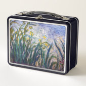 Lunch Box Claude Monet - Iris jaunes et violets (Devant)