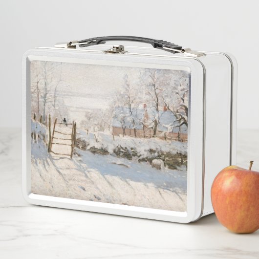 Lunch Box Claude Monet - Le Magpie (En situation)