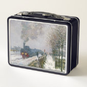 Lunch Box Claude Monet - Train dans la neige / La Locomotive (Dos)