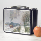 Lunch Box Claude Monet - Train dans la neige / La Locomotive (En situation)