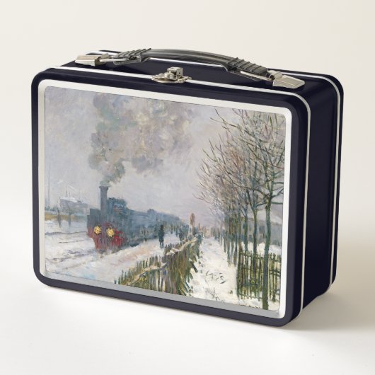 Lunch Box Claude Monet - Train dans la neige / La Locomotive (Devant)