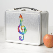 Lunch Box Clé de musique arc-en-ciel (En situation)