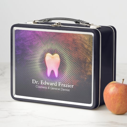 Lunch Box Clinique dentaire professionnelle Rose Gold Tooth (En situation)