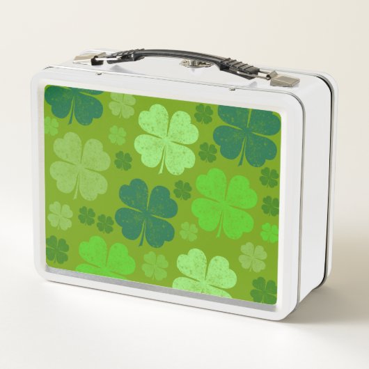 Lunch Box Clovers verts, Lucky Clovers, Saint Patrick's Day (Dos)