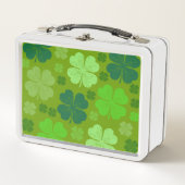 Lunch Box Clovers verts, Lucky Clovers, Saint Patrick's Day (Devant)