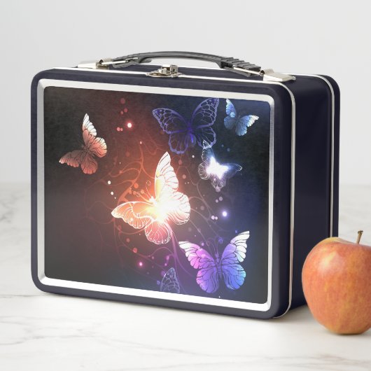 Lunch Box Clowing Night Butterflies (En situation)