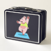 Lunch Box Cochon au yoga Fitness (Dos)