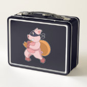 Lunch Box Cochon comme coureur (Dos)