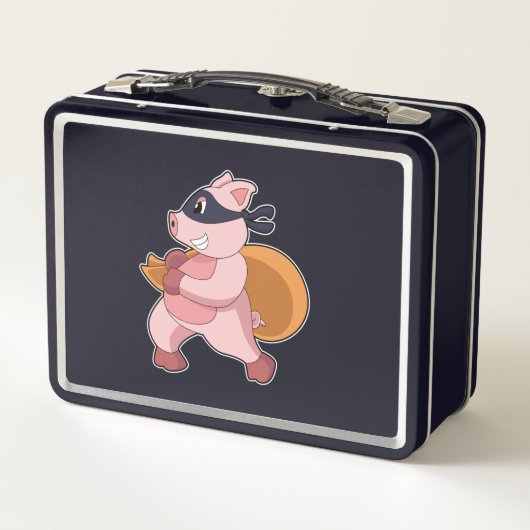 Lunch Box Cochon comme coureur (Dos)