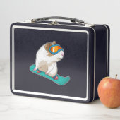 Lunch Box Cochon de Guinée Snowboard Snowboard (En situation)