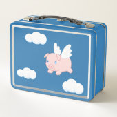 Lunch Box Cochon volant - Cochon mignon avec ailes (Dos)
