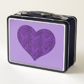 LUNCH BOX COEUR A-MAZE-ING (PURPLE) (Dos)