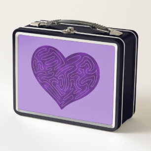 LUNCH BOX COEUR A-MAZE-ING (PURPLE)