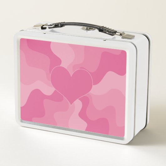 Lunch Box Coeur d'amour - rose (Dos)