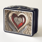 Lunch Box Coeur Steampunk - Amour mécanique complexe (Devant)