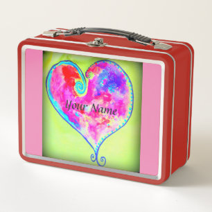 Lunch Box Coeur tourbillonnant rose Thunder_Cove