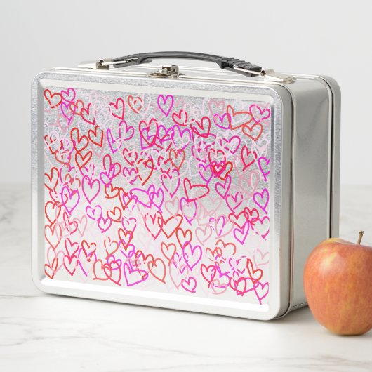 Lunch Box Cœurs (En situation)