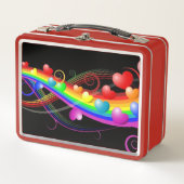 Lunch Box Coeurs et tourbillons (Devant)