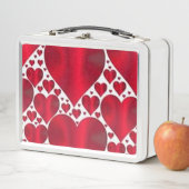 LUNCH BOX COEURS ROUGES POUR LA JOURNÉE DE VALENTINE (En situation)