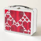 LUNCH BOX COEURS ROUGES POUR LA JOURNÉE DE VALENTINE (Devant)